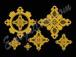 "A set of crosses for church vestments"