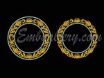 "Marvel"_Decorative frame for round icon 102x102mm