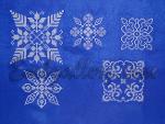 "Set of snowflakes"