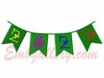 "New Year Flags"