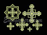 "A Set of crosses for church vestments"