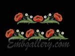  "Scarlet poppy"_set for borders