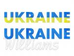  "UKRAINE"_ for embroidery on T-shirts
